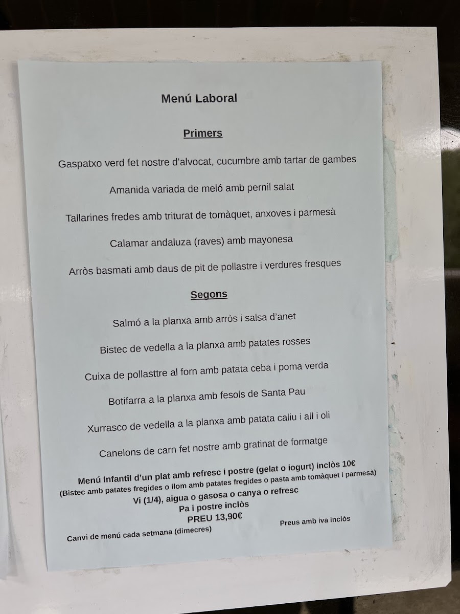 Bar Restaurant EL PAS Menu - Image 5